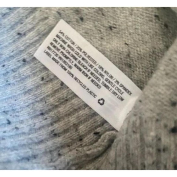 Cozy Gray Sweater By Stars Above With Speckled Design V-Neck Women's Small Cotto - Picture 7 of 8